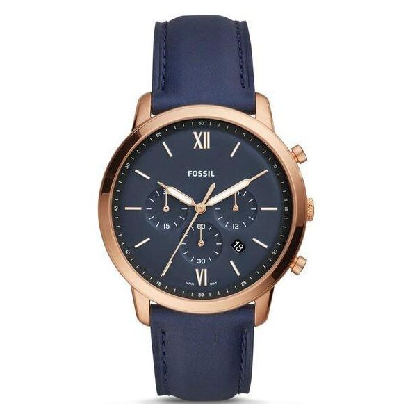 

Часы наручные мужские FOSSIL FS5454 кварцевые, ремешок из кожи, США