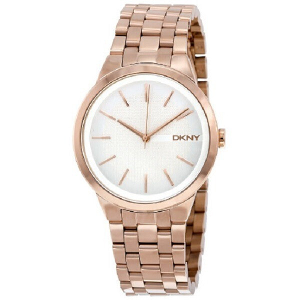 

Часы наручные женские DKNY NY2383 кварцевые, на браслете, цвет розового золота, США