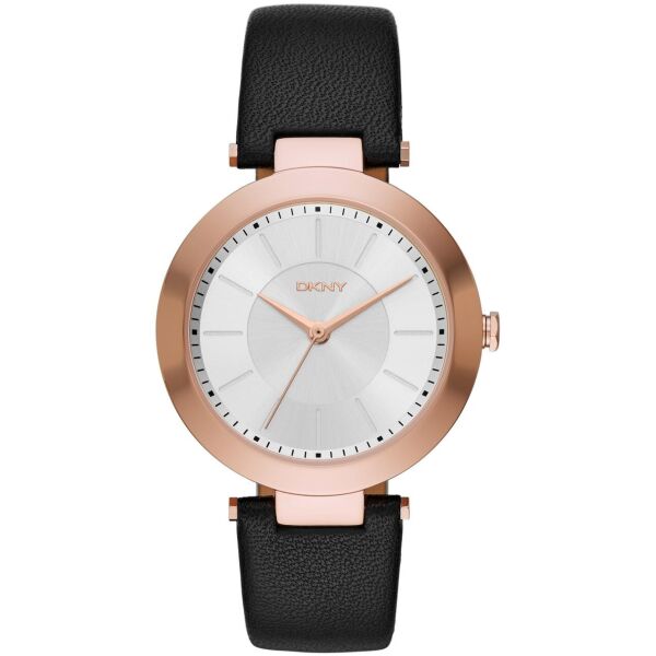 

Часы наручные женские DKNY NY2468 кварцевые,черные, ремешок из кожи, США