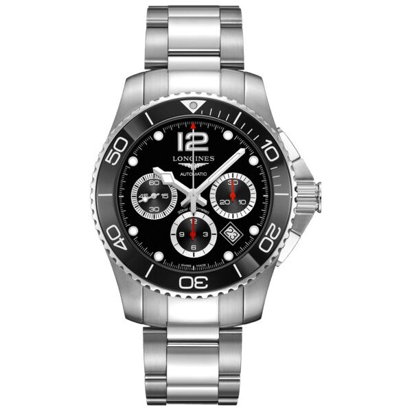 

Часы-хронограф наручные мужские LONGINES HydroConquest L3.883.4.56.6 для дайвинга, автоподзавод