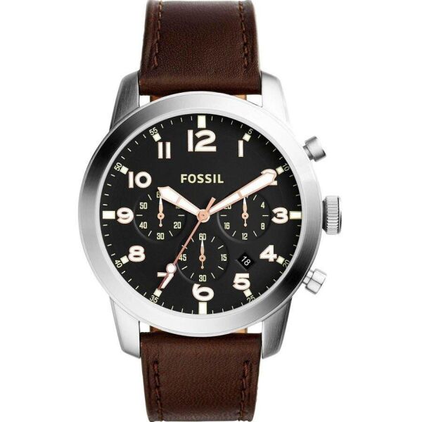 

Часы наручные мужские FOSSIL FS5143 кварцевые, ремешок из кожи, США