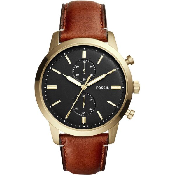 

Часы наручные мужские FOSSIL FS5338 кварцевые, ремешок из кожи, США