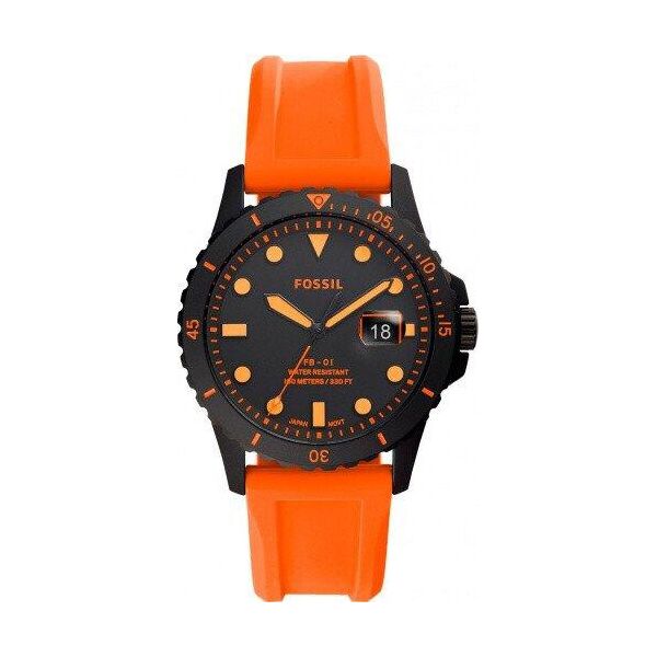 

Часы наручные мужские FOSSIL FS5686 кварцевые, каучуковый ремешок, США
