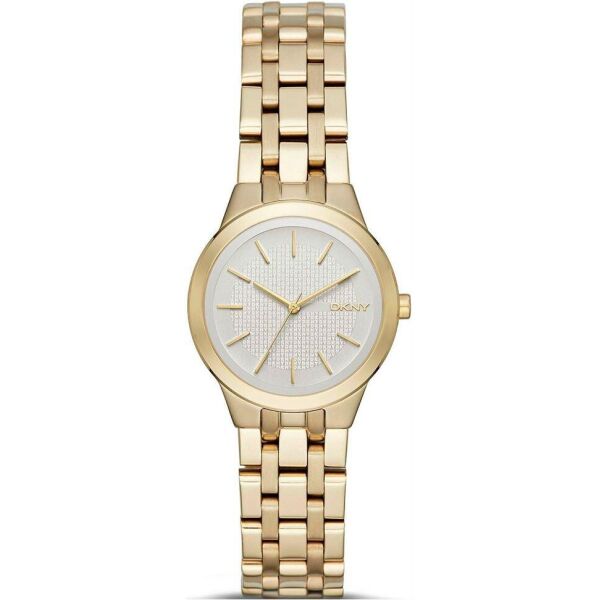 

Часы наручные женские DKNY NY2491 кварцевые на браслете, цвет желтого золота, США