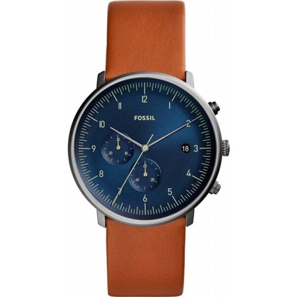 

Часы наручные мужские FOSSIL FS5486 кварцевые, ремешок из кожи, США