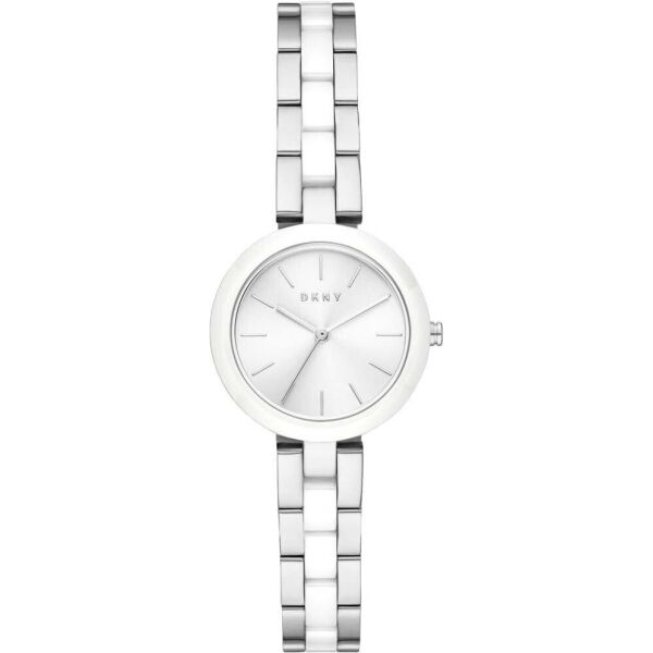 

Часы наручные женские DKNY NY2910 кварцевые, на браслете, серебристые, США