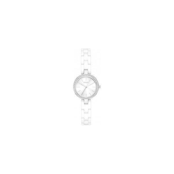 

Часы наручные женские DKNY NY2915 кварцевые, на браслете, белые, США