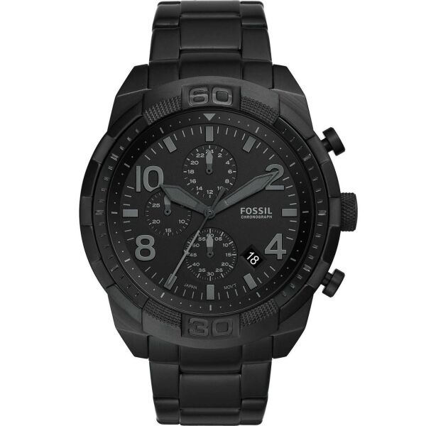 

Часы наручные мужские FOSSIL FS5712 кварцевые, на браслете, черные, США