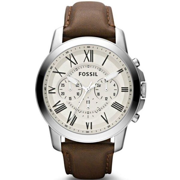 

Часы наручные мужские FOSSIL FS4735 кварцевые, ремешок из кожи, США