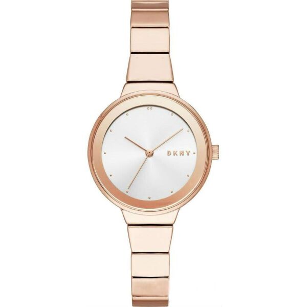 

Часы наручные женские DKNY NY2695 кварцевые, цвет розового золота, США
