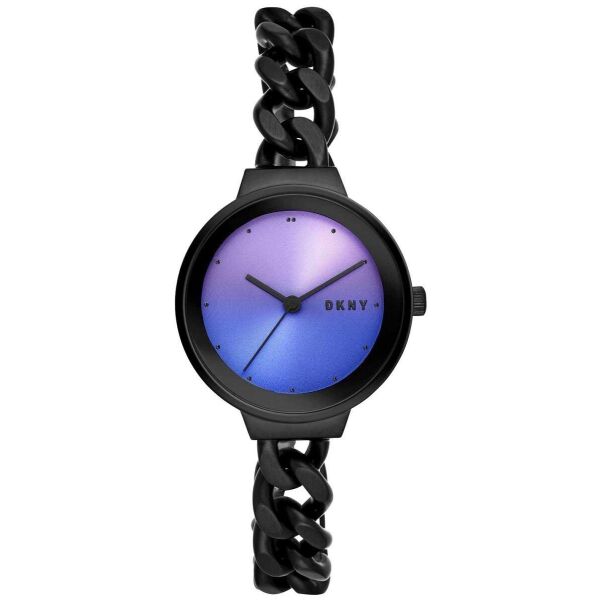 

Часы наручные женские DKNY NY2837 кварцевые, браслет-цепочка, черные, США