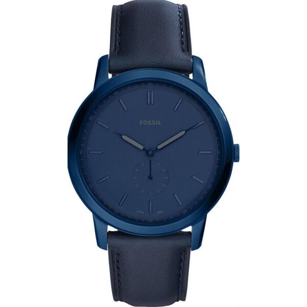 

Часы наручные мужские FOSSIL FS5448 кварцевые, ремешок из кожи, синие, США