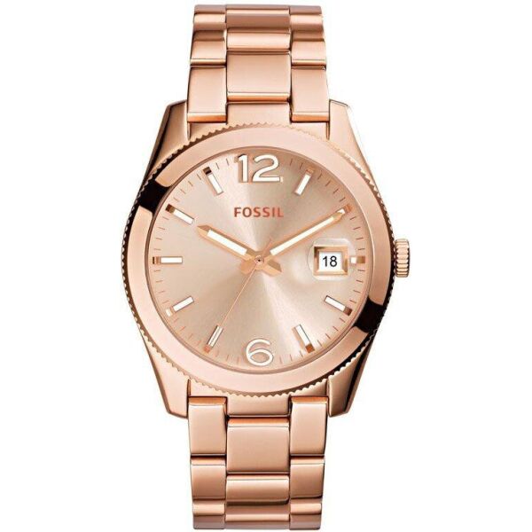 

Часы наручные женские FOSSIL ES3587 кварцевые, на браслете, цвет розового золота, США, УЦЕНКА