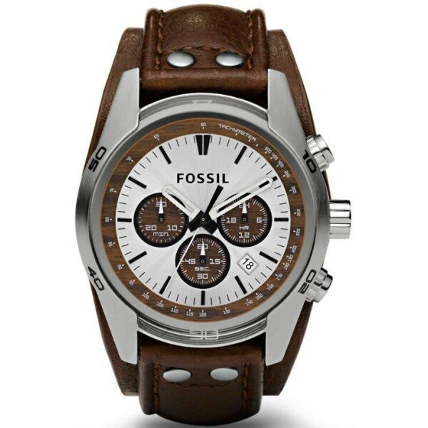 

Часы наручные мужские FOSSIL CH2565 кварцевые, ремешок из кожи, США