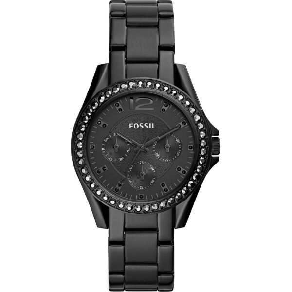 

Часы наручные женские FOSSIL ES4519 кварцевые, на браслете, черные, США