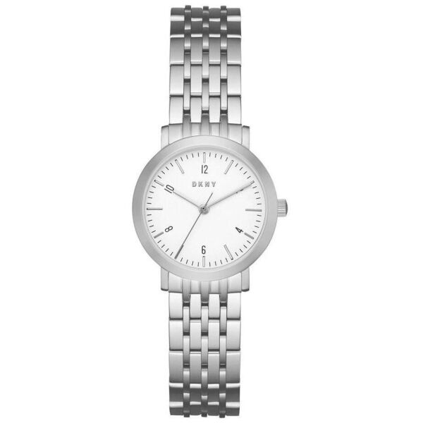 

Часы наручные женские DKNY NY2509, кварцевые, на браслете, серебристые, США УЦЕНКА