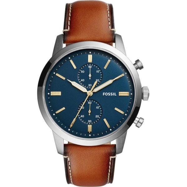 

Часы наручные мужские FOSSIL FS5279 кварцевые, ремешок из кожи, США