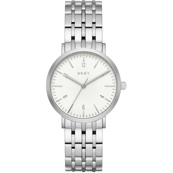 

Часы наручные женские DKNY NY2502 кварцевые на браслете, серебристые, США