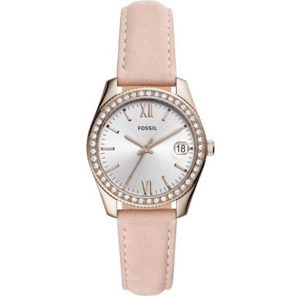 

Часы наручные женские FOSSIL ES4607SET кварцевые, ремешок из кожи, США