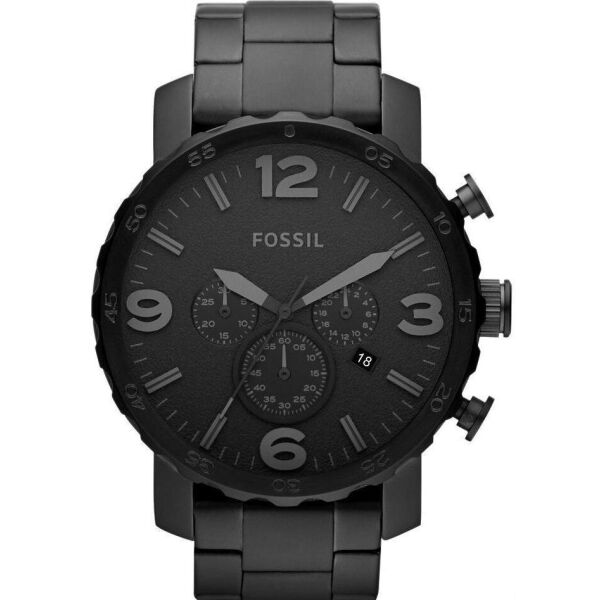 

Часы наручные мужские FOSSIL JR1401 кварцевые, на браслете, черные, США