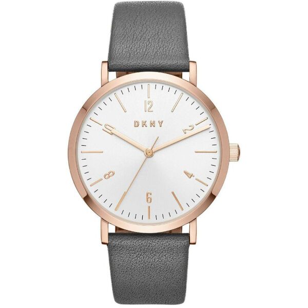 

Часы наручные женские DKNY NY2652 кварцевые, с арабскими цифрами, серый ремешок, США