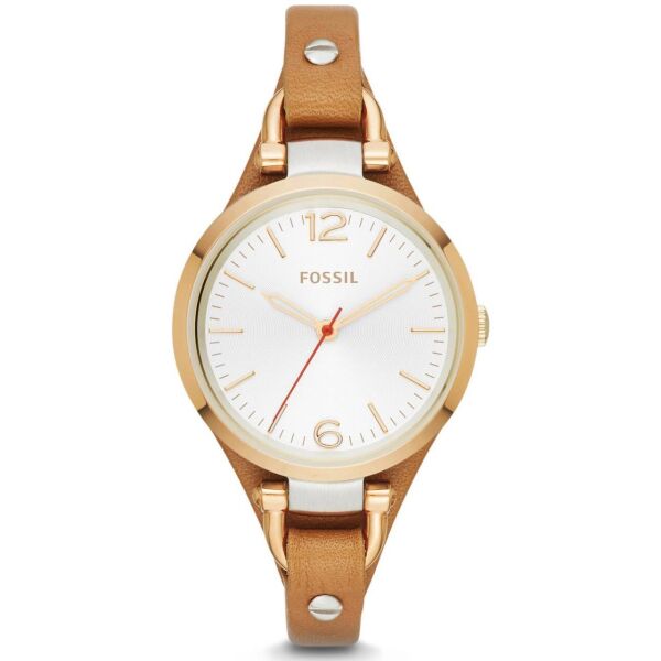

Часы наручные женские FOSSIL ES3565 кварцевые, кожаный ремешок, США, УЦЕНКА