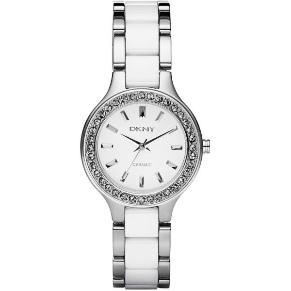

Часы наручные женские DKNY NY8139 кварцевые на браслете, сталь/керамика, США