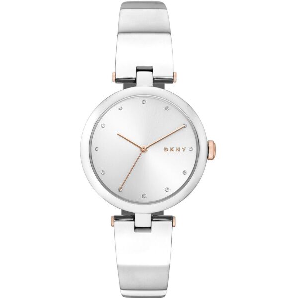 

Часы наручные женские DKNY NY2745 кварцевые, на браслете, с фианитами, серебристые, США
