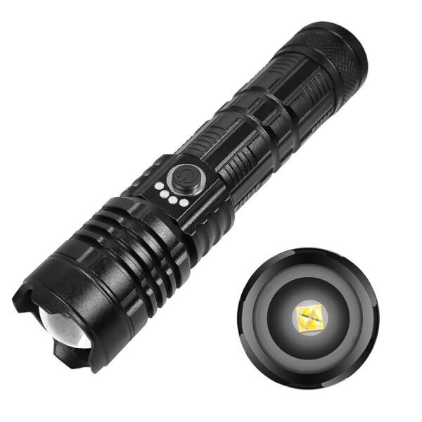 

Фонарь ручной аккумуляторный X-Balog BL-X81-P90 | 5 режимов свечения, до 1000 м, телескопический зум