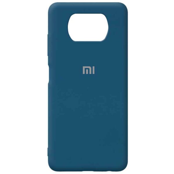 

Чехол Silicone Cover Full Protective (AA) для Xiaomi Poco X3 NFC / Poco X3 Pro Синий / Cosmos blue