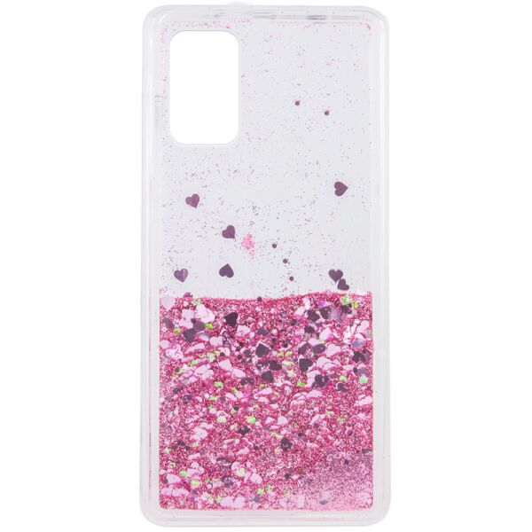 

TPU чехол Liquid hearts для Oppo A52 / A72 / A92 Розовый
