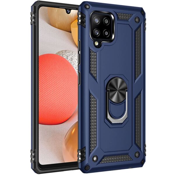 

Ударопрочный чехол Serge Ring for Magnet для Samsung Galaxy A42 5G Темно-синий