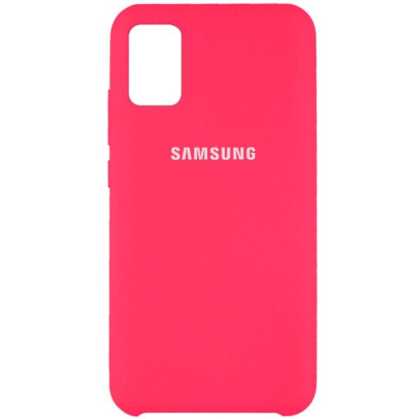 

Чехол Silicone Cover (AAA) для Samsung Galaxy A31 Розовый / Shiny pink