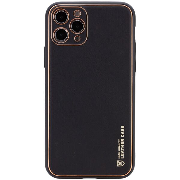 

Кожаный чехол Xshield для Apple iPhone 12 Pro Max (6.7") Черный / Black