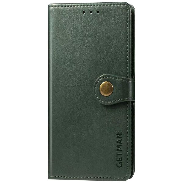 

Кожаный чехол книжка GETMAN Gallant (PU) для Xiaomi Mi 11 Зеленый