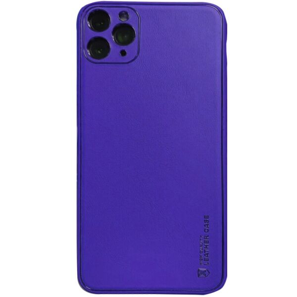 

Кожаный чехол Xshield для Apple iPhone 11 Pro Max (6.5") Серый / Lavender Gray