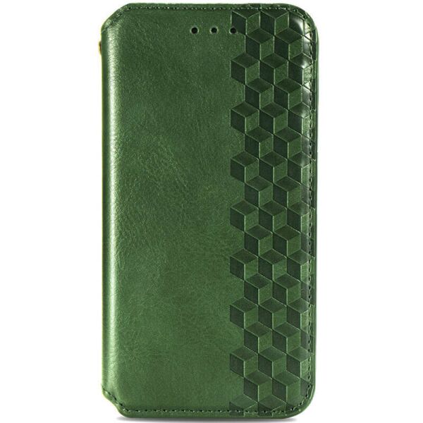 

Кожаный чехол книжка GETMAN Cubic (PU) для Xiaomi Mi 11 Зеленый
