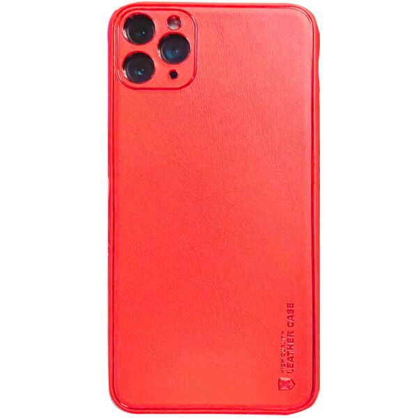 

Кожаный чехол Xshield для Apple iPhone 11 Pro Max (6.5") Красный / Red