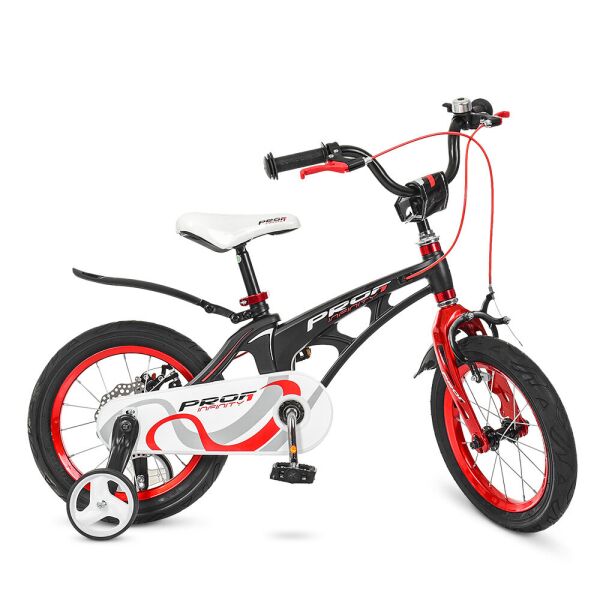 

Велосипед 14'' Profi черно-красный