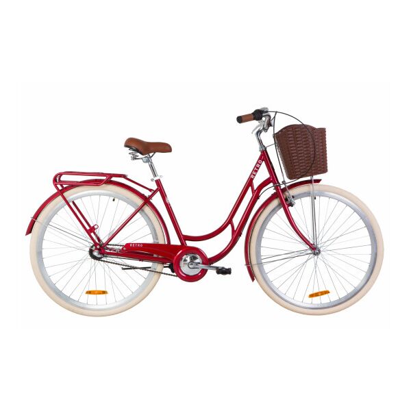 

Велосипед 28 "Dorozhnik Retro планет. "2020 Рама x19" Рубиновый ES 1429