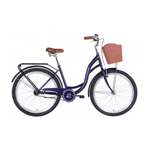 

Велосипед 26 "Dorozhnik Aquamarine 2021 Рама x17 " Темно-фиолетовый ES 1444