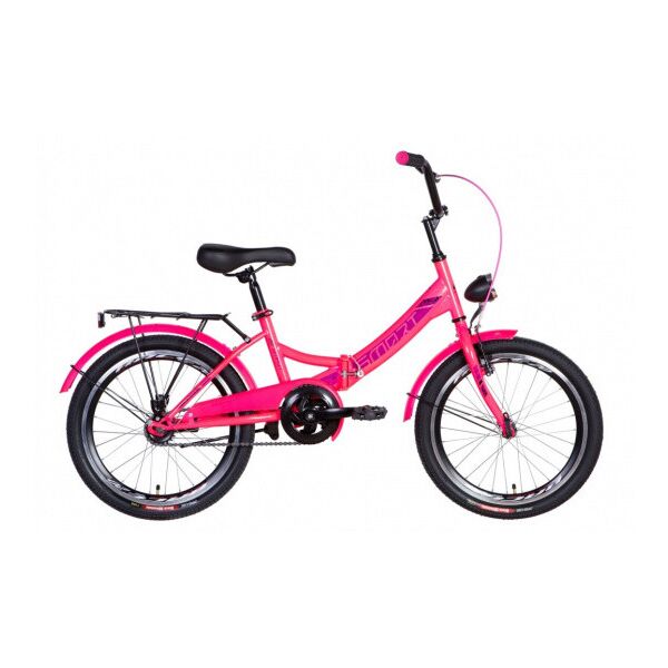 

Велосипед 20 "Formula Smart 20 с фонарём 2021 Рама x13 " Розовый с малиновым ES 1445