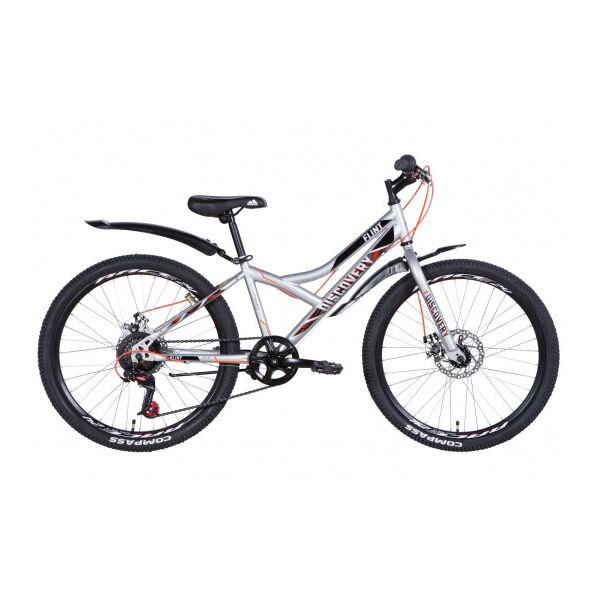 

Велосипед 24 "Discovery Flint DD 2021 Рама x14" Серебристый ES 1452