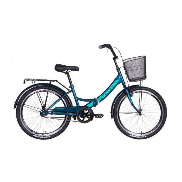 

Велосипед 24" Formula Smart с корзиной 2021 Рама x15" Малахитовый ES 1463