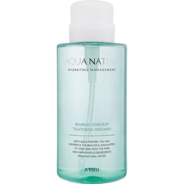 

Тонер для лица для сужения пор Apieu Aqua Nature Bamboo Dewdrop Tightening Freshener, 500 мл