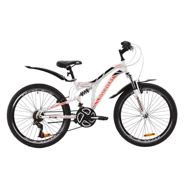 

Велосипед 24" Discovery Rocket 24" 2020 Рама х15" Белый ES 1513