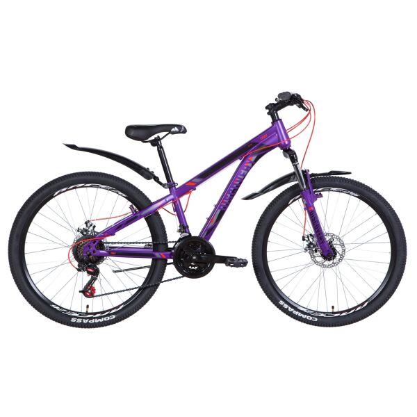 

Велосипед 26" Discovery Trek AM DD 26" 2021 Рама х13" Фиолетовый ES 1521