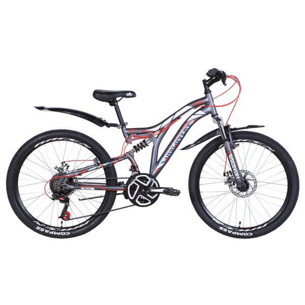 

Велосипед 24" Discovery Rocket DD 24" 2021 Рама х15" Серо-белый ES 1531