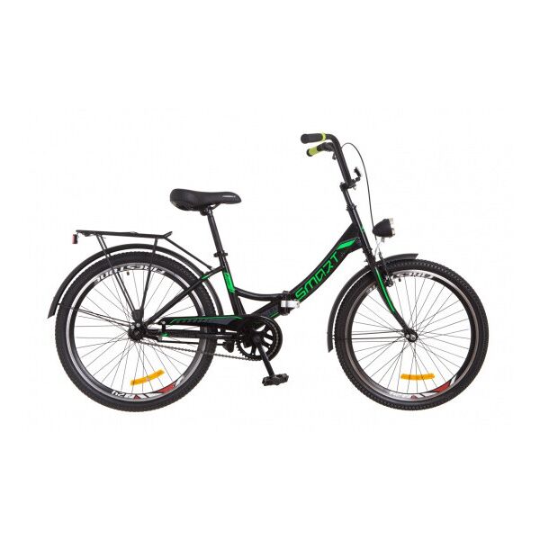 

Велосипед 24" Formula Smart 2018 Рама x16" Черно-зеленый ES 1582
