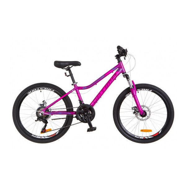 

Велосипед 24" Optimabikes Blackwood DD 2018 Рама x14" Розовый с голубым ES 1608